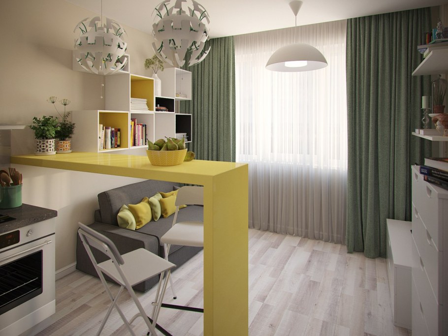 Интерьер маленькой квартиры