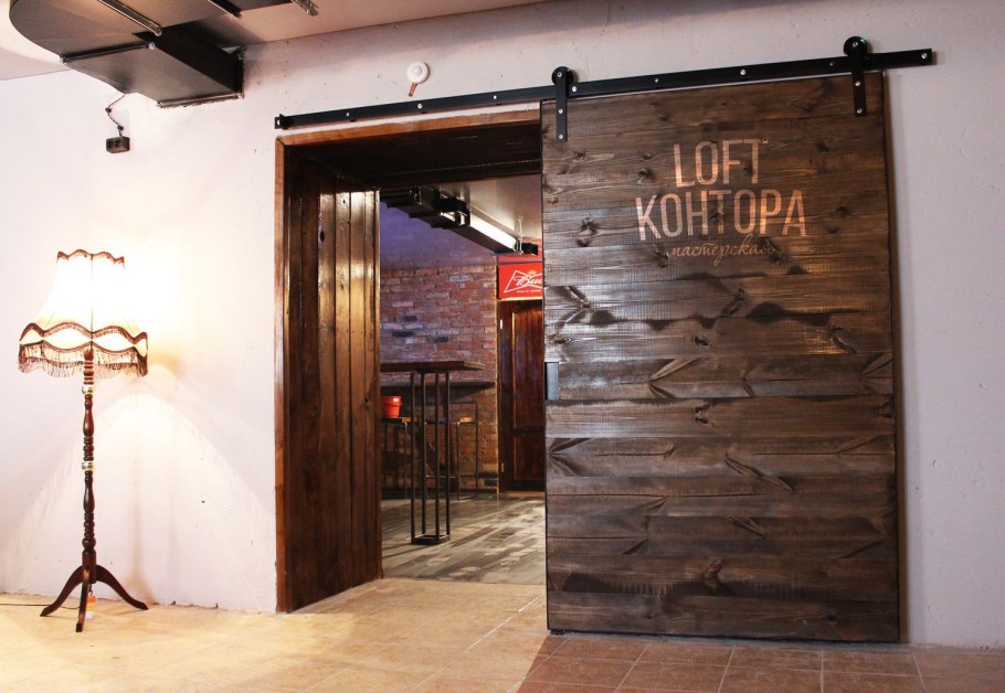 Амбарная дверь лофт
