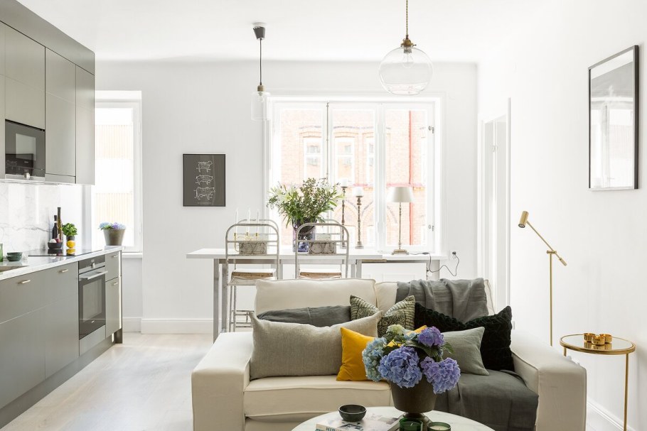 Шведский интерьер квартиры