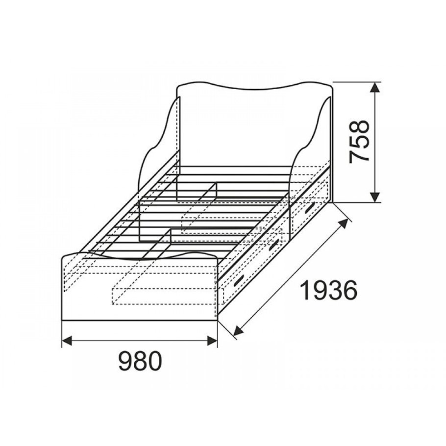 Ширина кровати полуторки стандарт и односпальная кровать