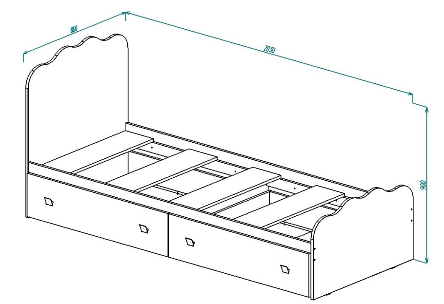 Ваша мебель кровать кр-24 Париж