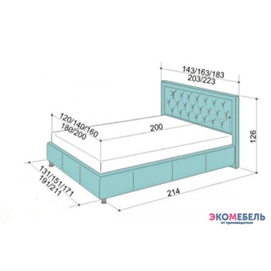 Кровать Симона Аскона