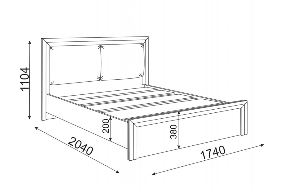 Кровать Беатрис модуль 10 Риннер