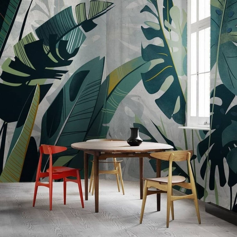 Сосптсь стен в интерьере