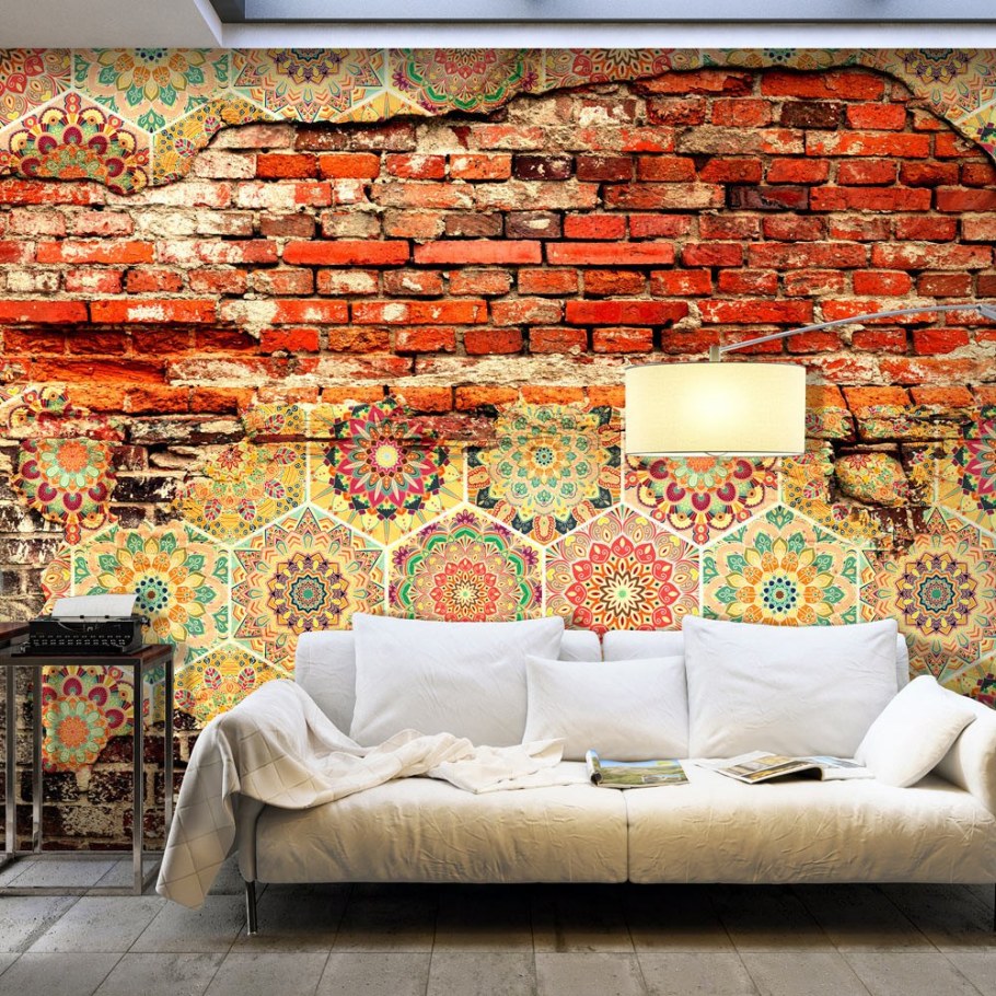 Роспись кирпичной стены