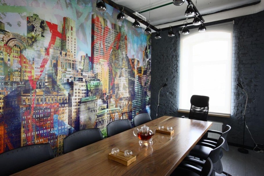 Фотообои в офисе