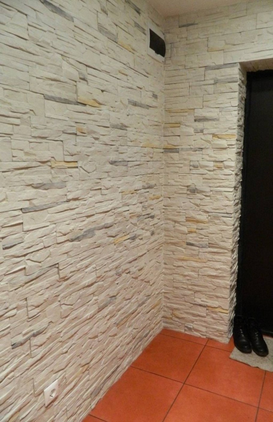 Сланец наборный в интерьере