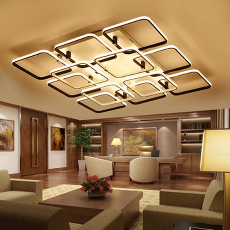 Современные люстры в гостиную