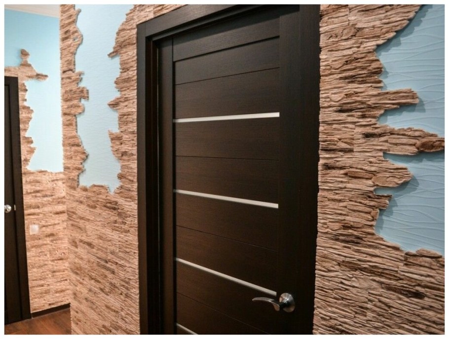 Отделка искусственным камнем