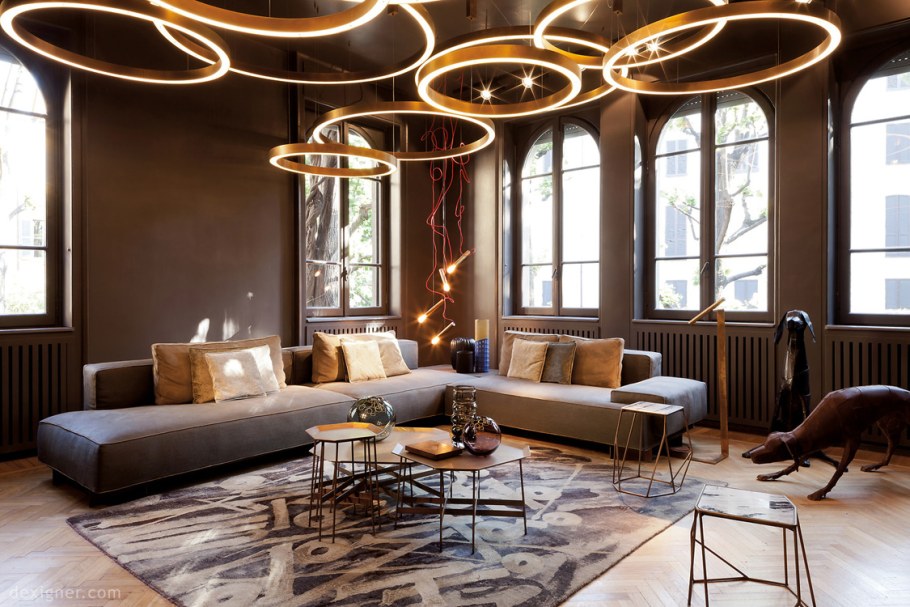 Современные светильники в интерьере