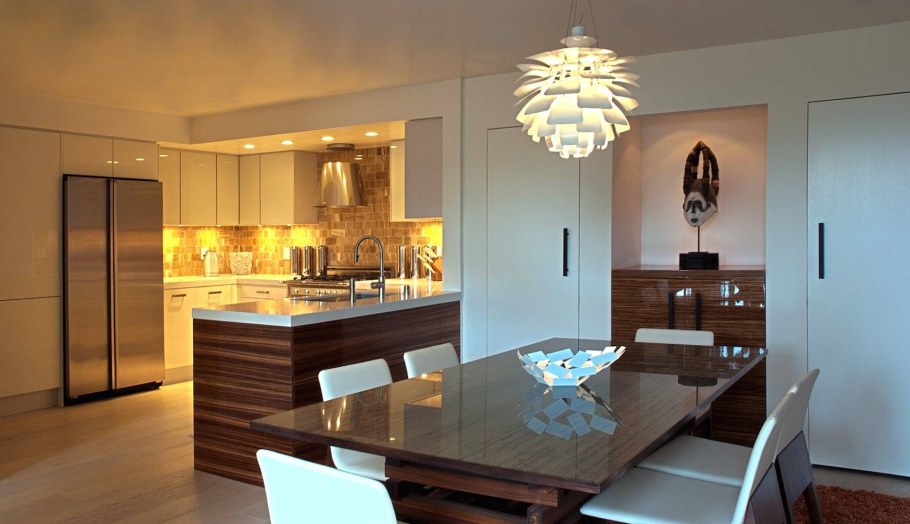 Люстры на кухню в интерьере