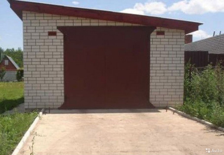 Гараж из кирпича проекты