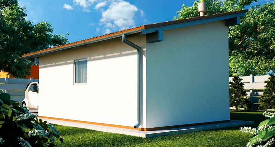 Хозблок 5х4 односкатной