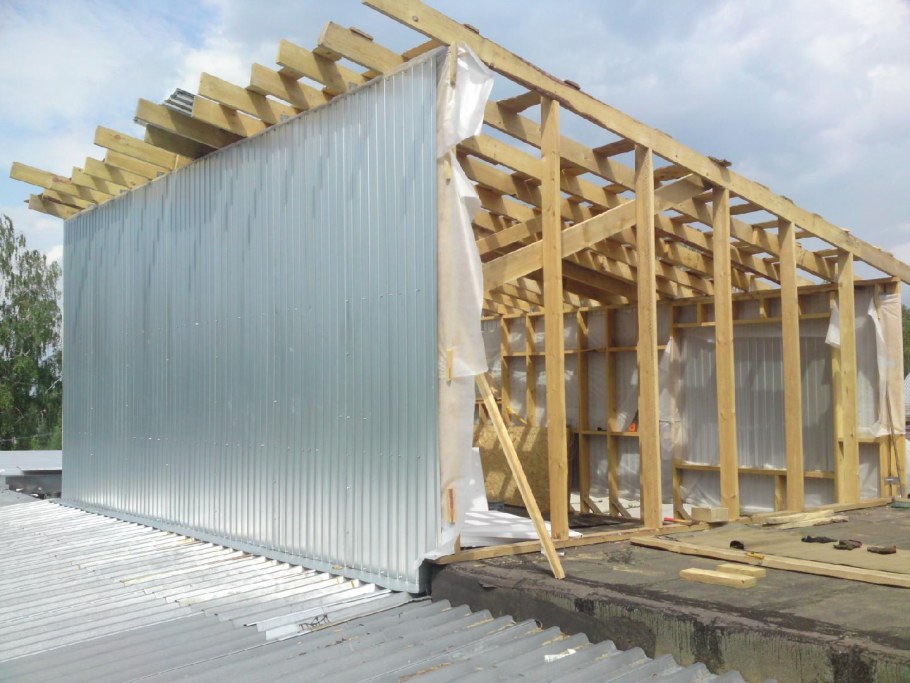 Гараж 6 на 6 каркасный