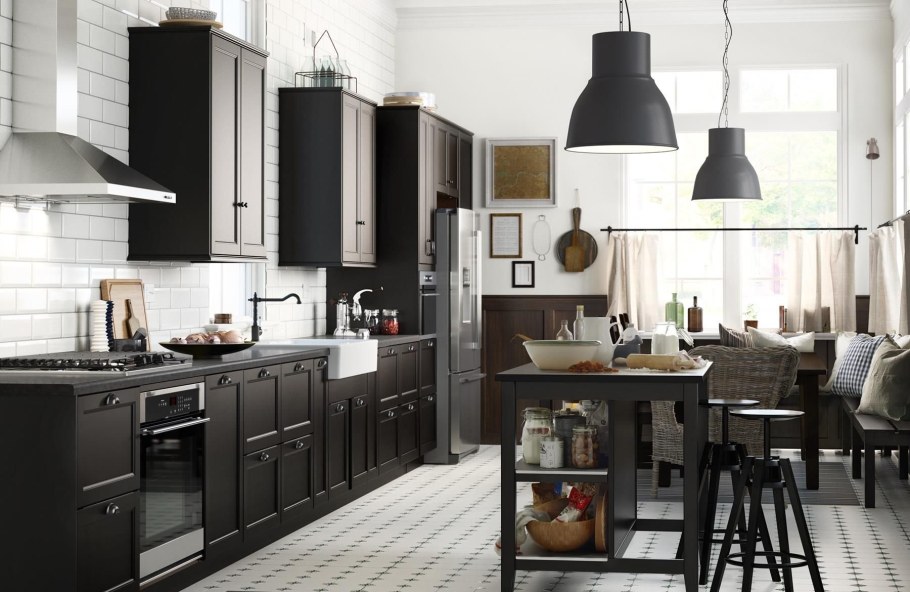 Кухня икеа Даларна цвет