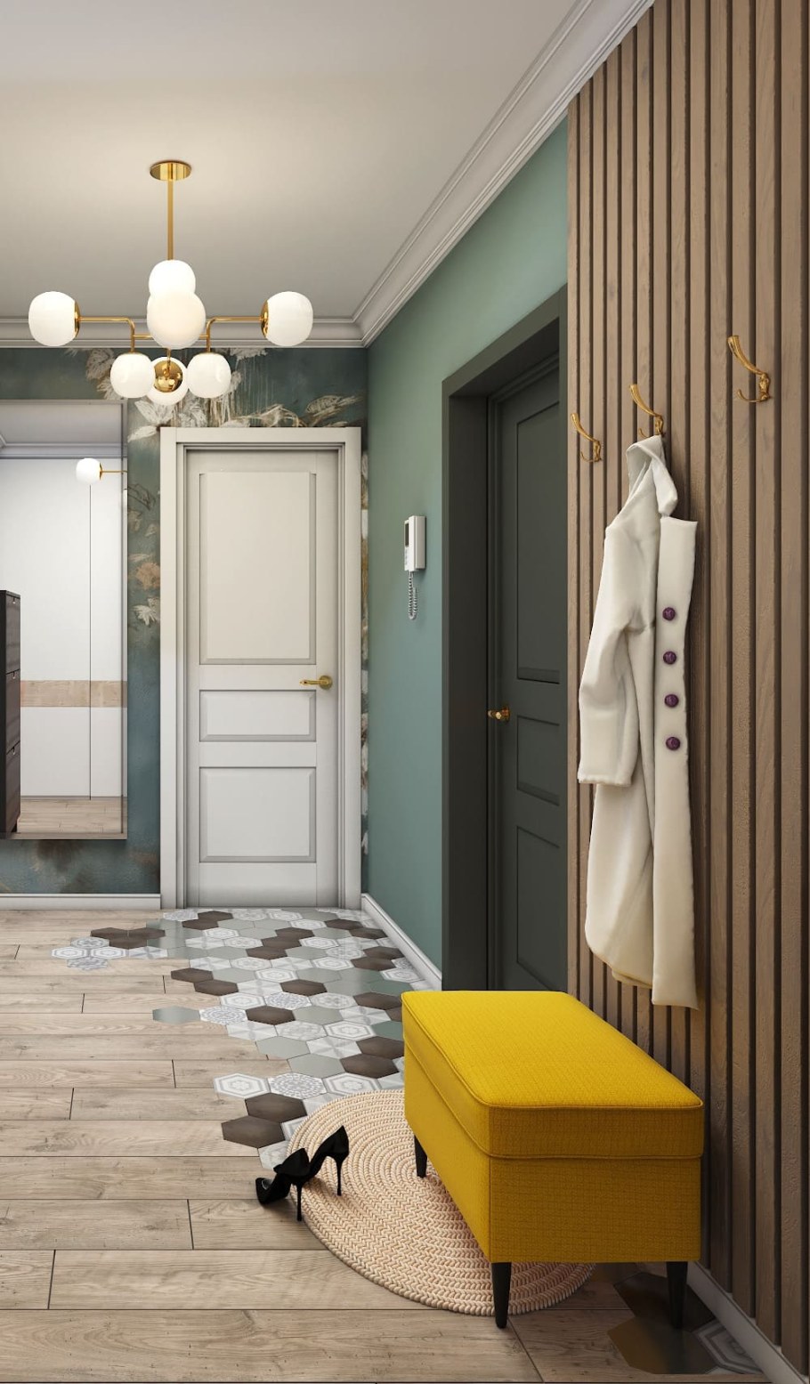 Интерьер прихожей 2022