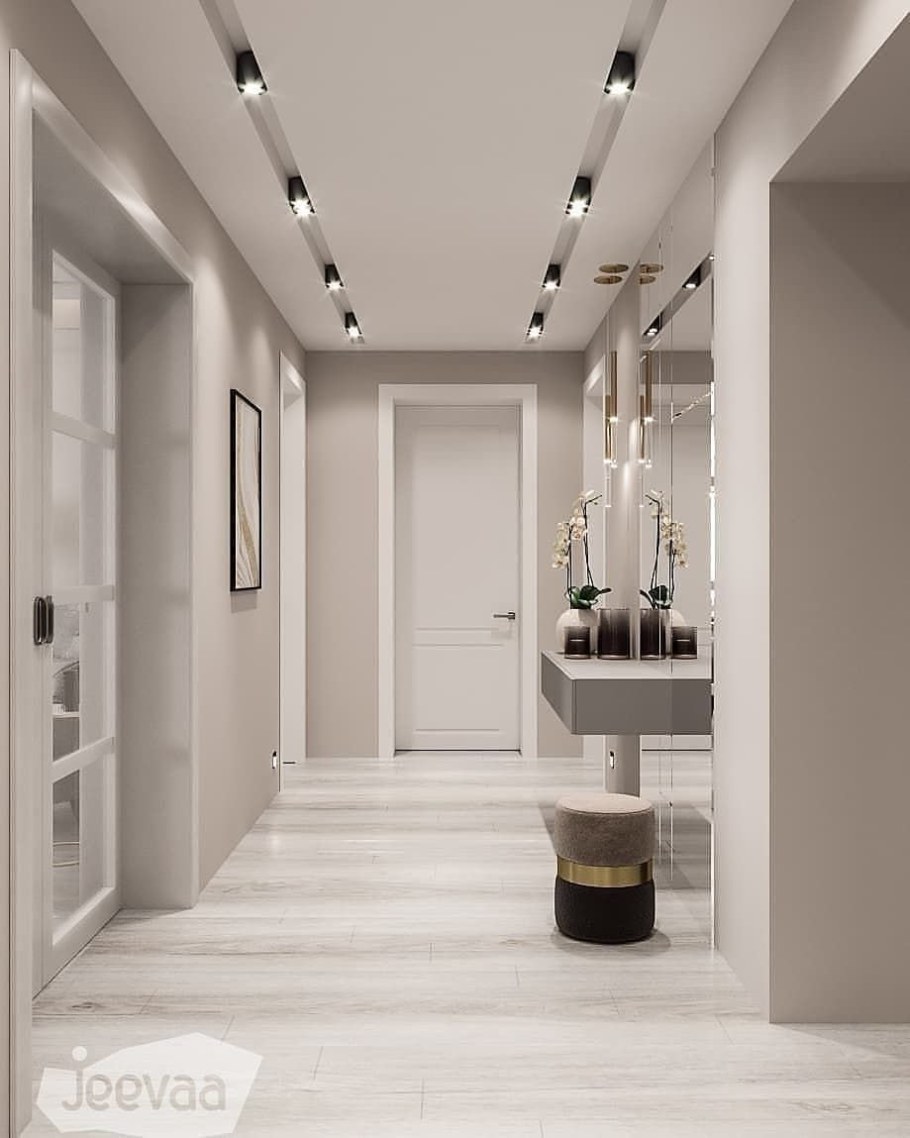 Современное освещение в коридоре