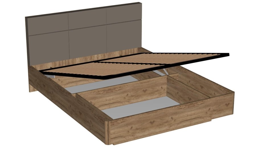 Кровать Беата 3 крафт