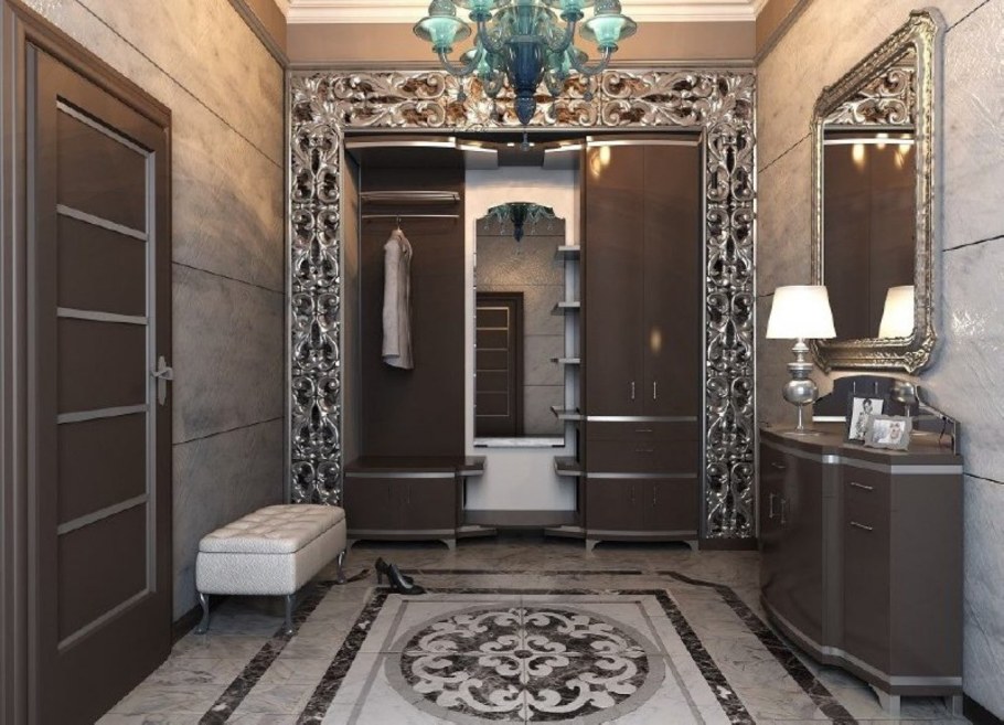 Арт деко в интерьере прихожей