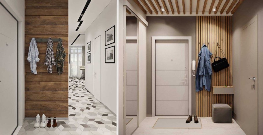 Современный интерьер прихожей