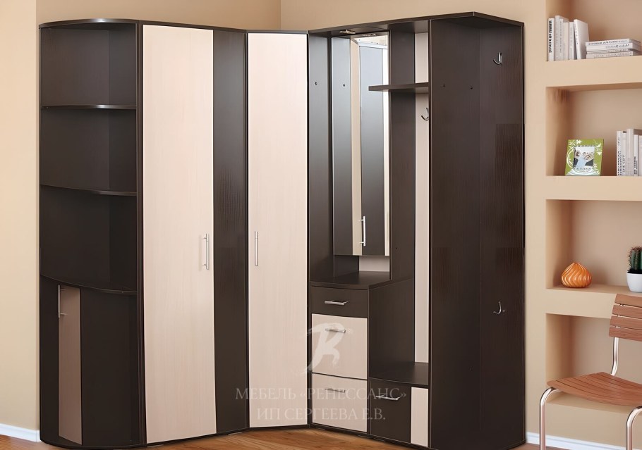 Прихожая угловая модульная