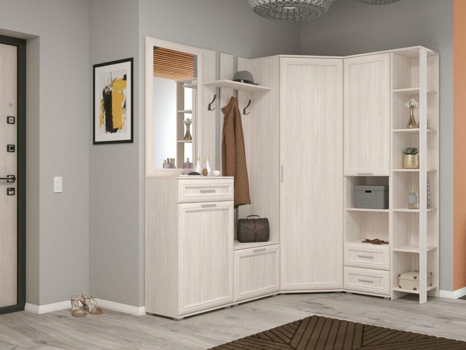 Прихожая джаз Анкор белый