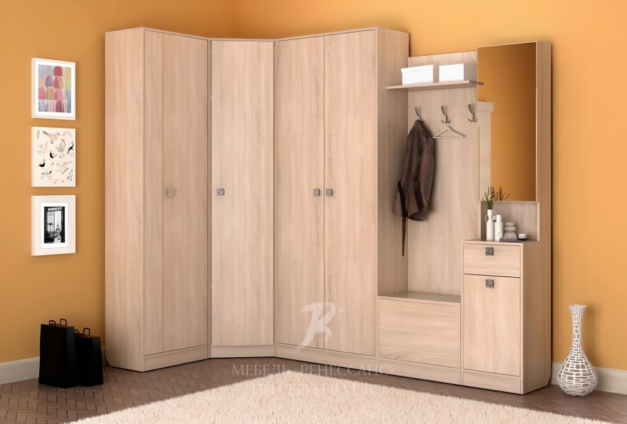 Маленькая угловая прихожая