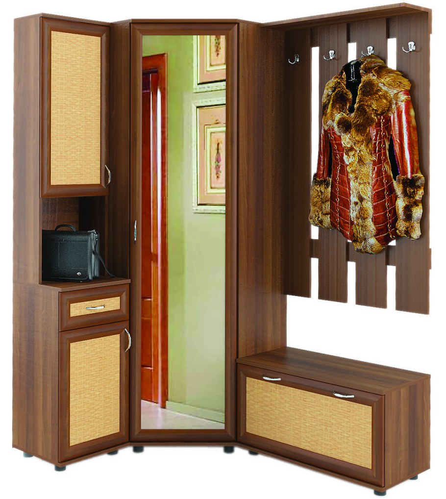 Маленькие угловые прихожие