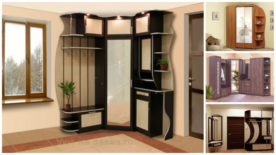 Угловая прихожая в коридор