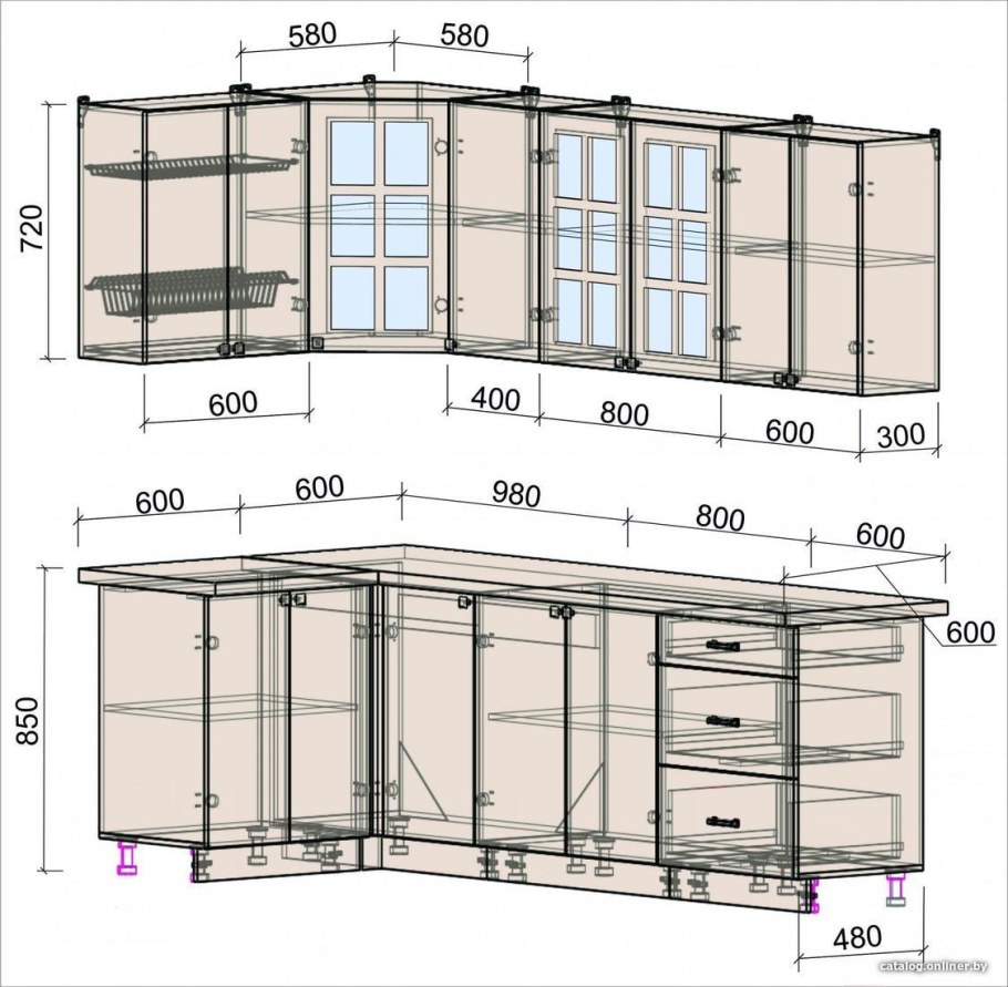 Кухня Мила крафт
