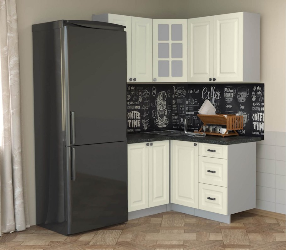 Кастилло темный в белом гарнитуре