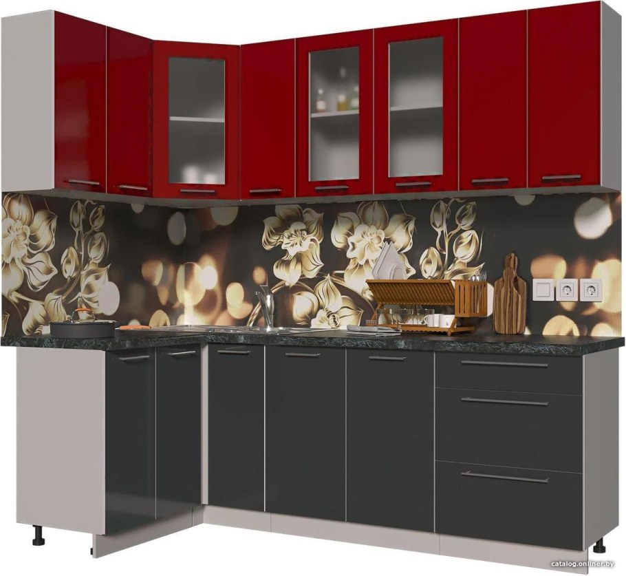 Готовые угловые кухни капуччино