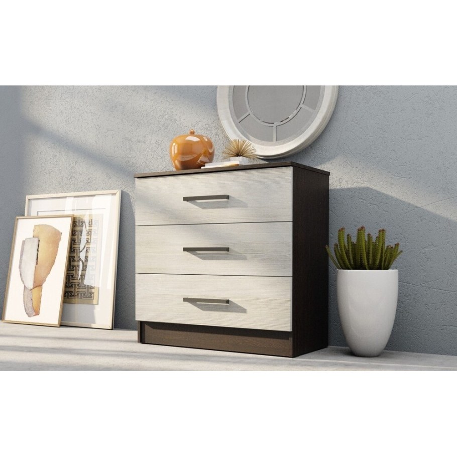 Комод Адель дуб Вотан/белый