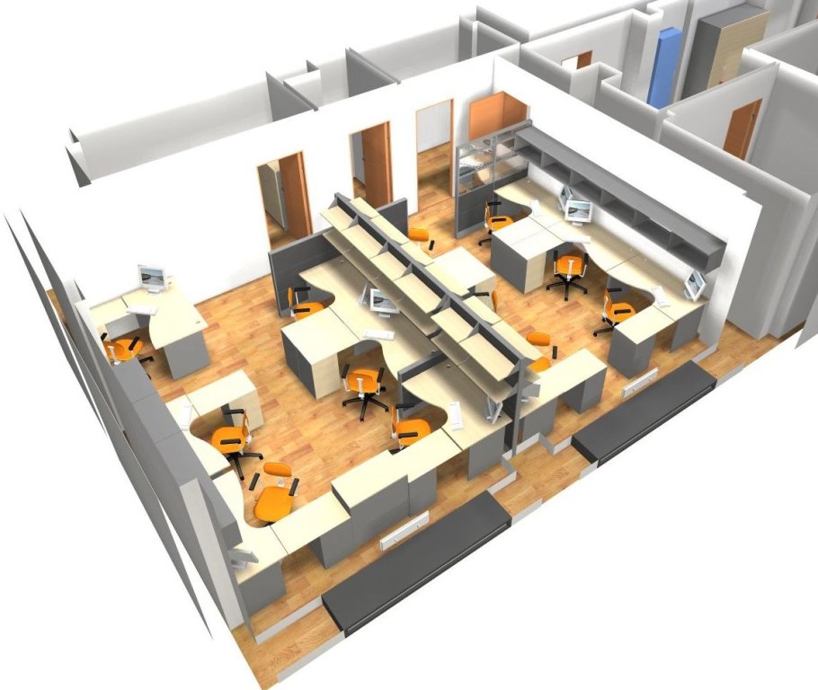 Планировка офисного пространства