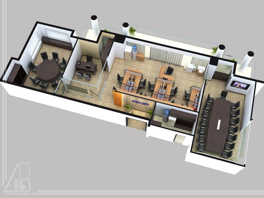 Планировка офиса