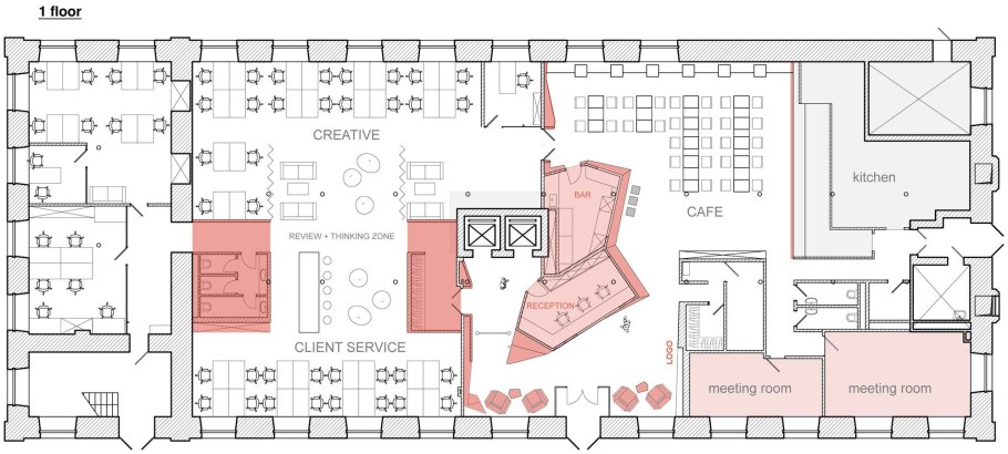 Планировка современного офиса