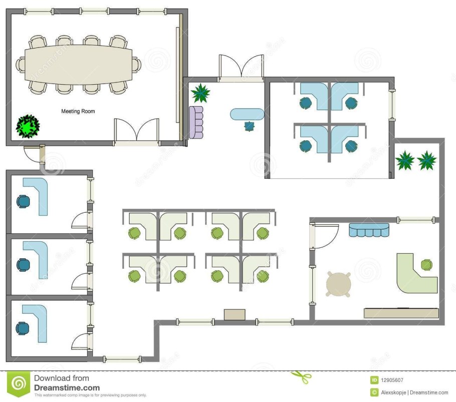 Схема офиса