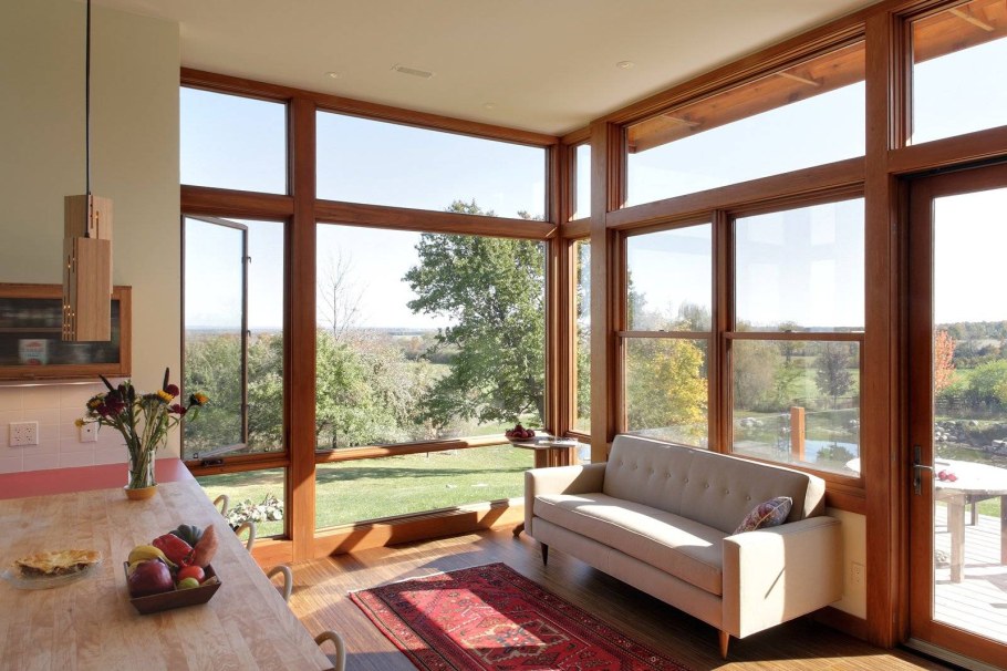 Угловое панорамное окно