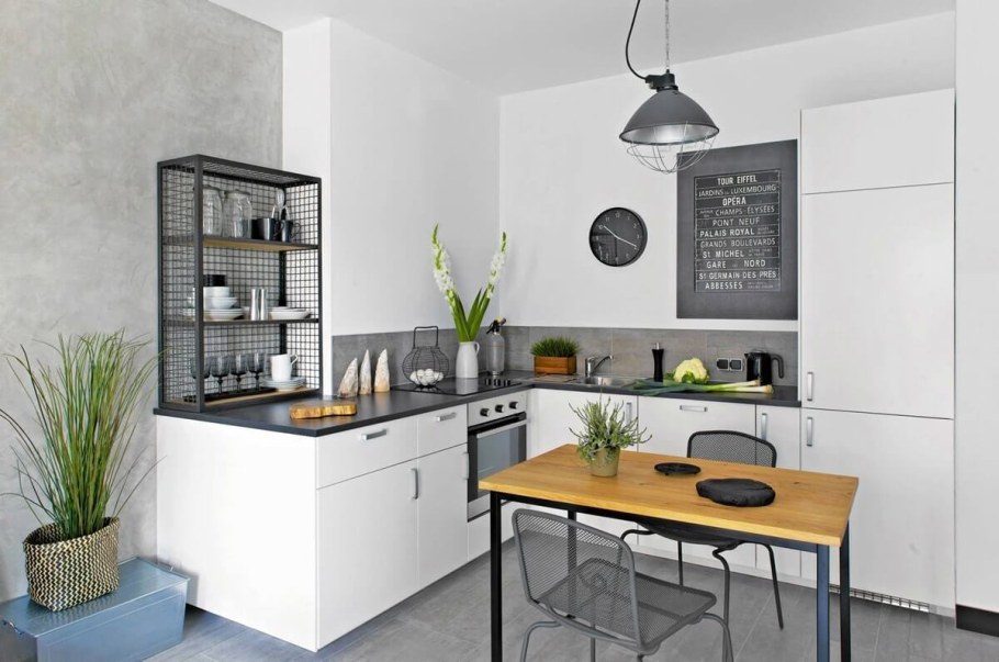 Кухня 6 кв метров в стиле Сканди