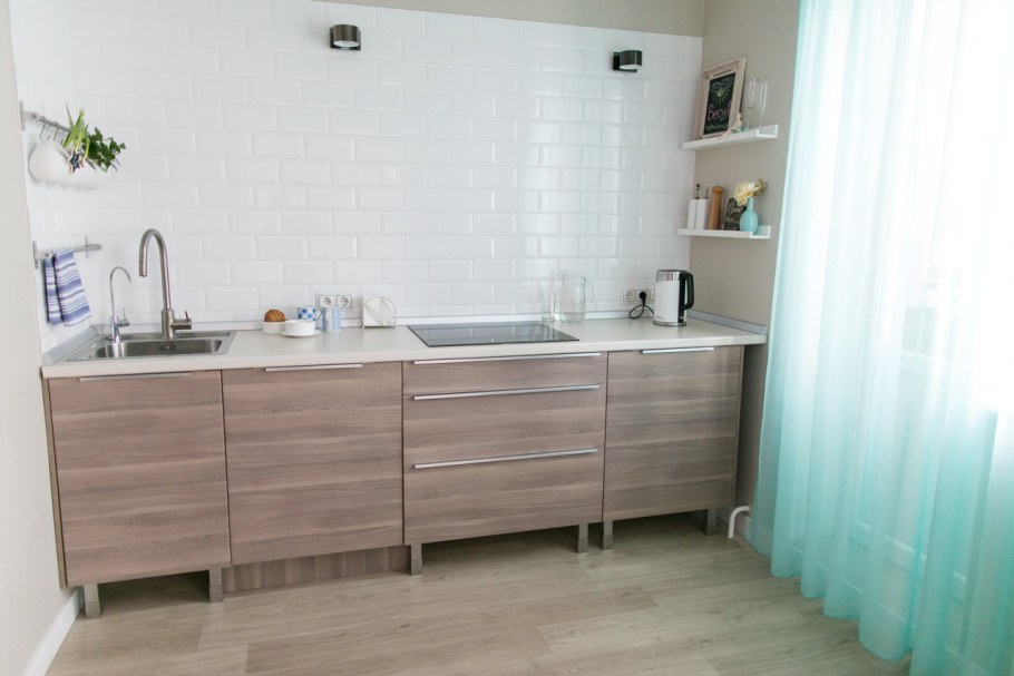 Кухонный гарнитур ikea без верхних шкафов