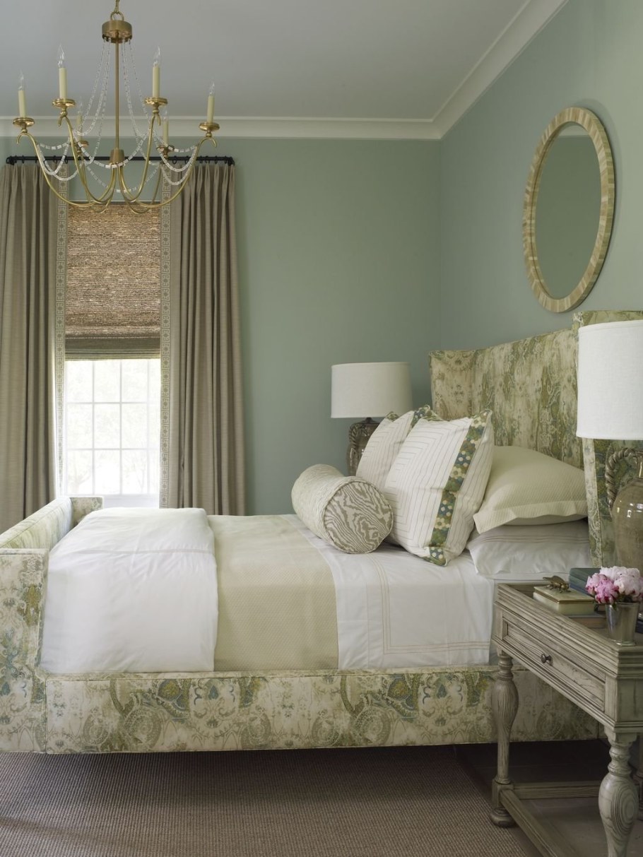 Оттенок селадон в интерьере