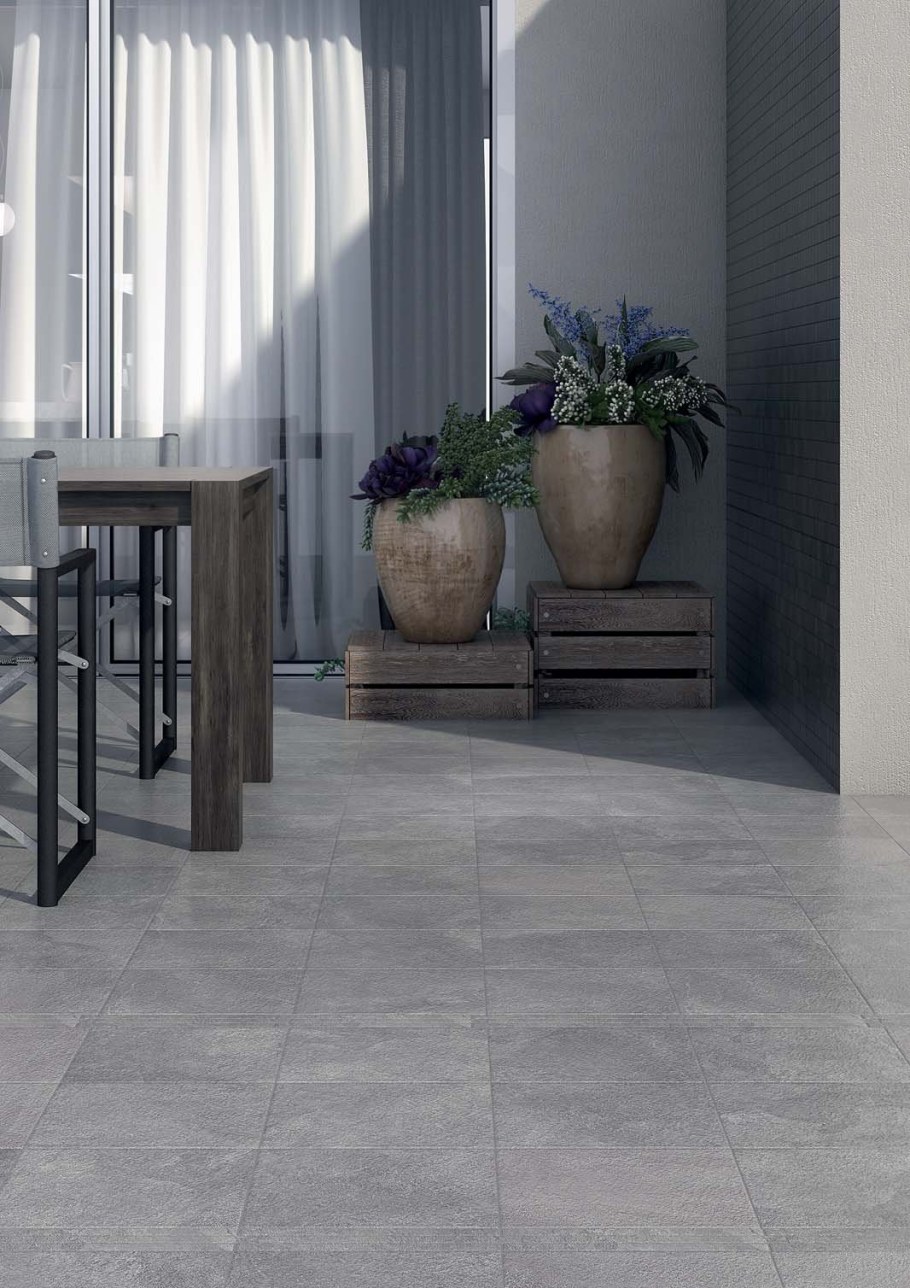 Керамогранит Kerama Marazzi про Стоун антрацит