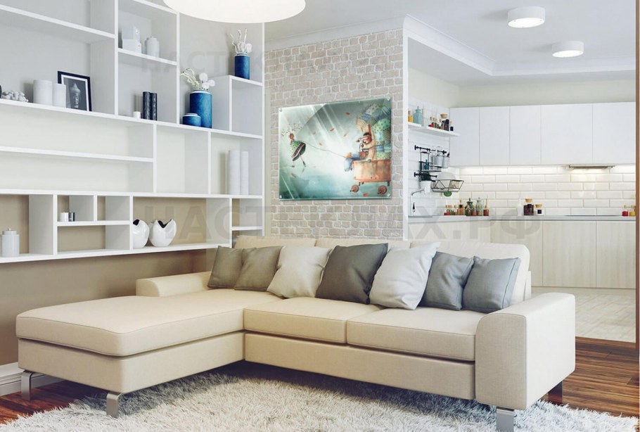 Современный светлый интерьер