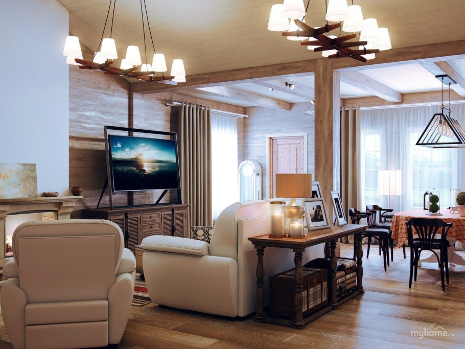 Освещение в гостиной