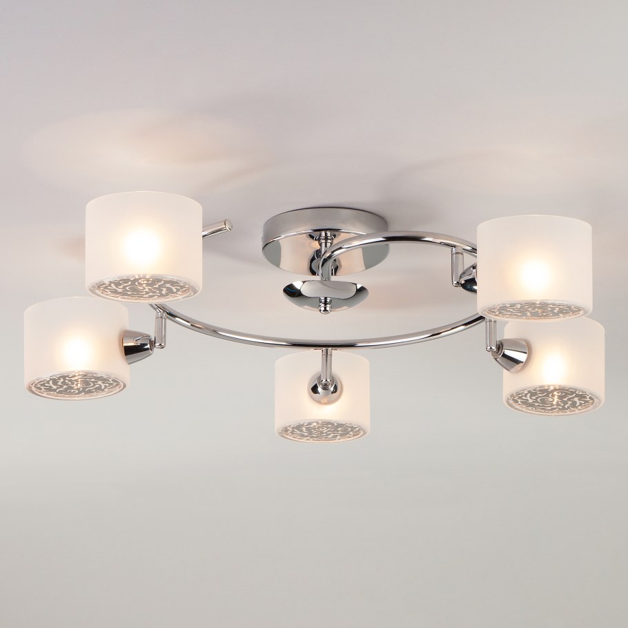 Люстра Евросвет хром