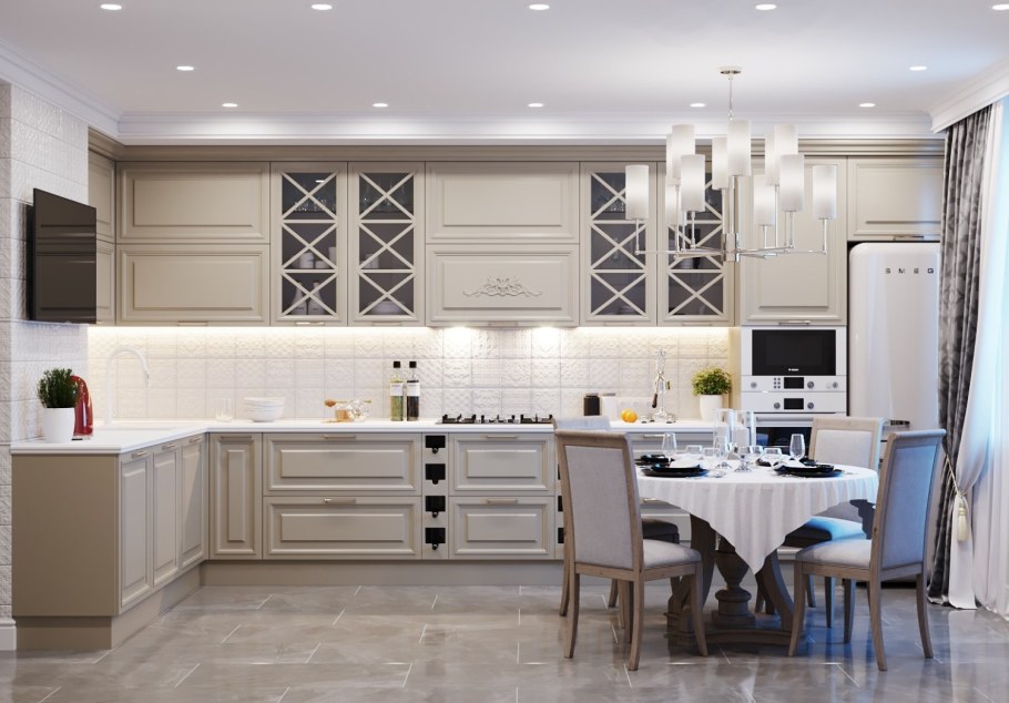 Кухня Неоклассика Мария белая