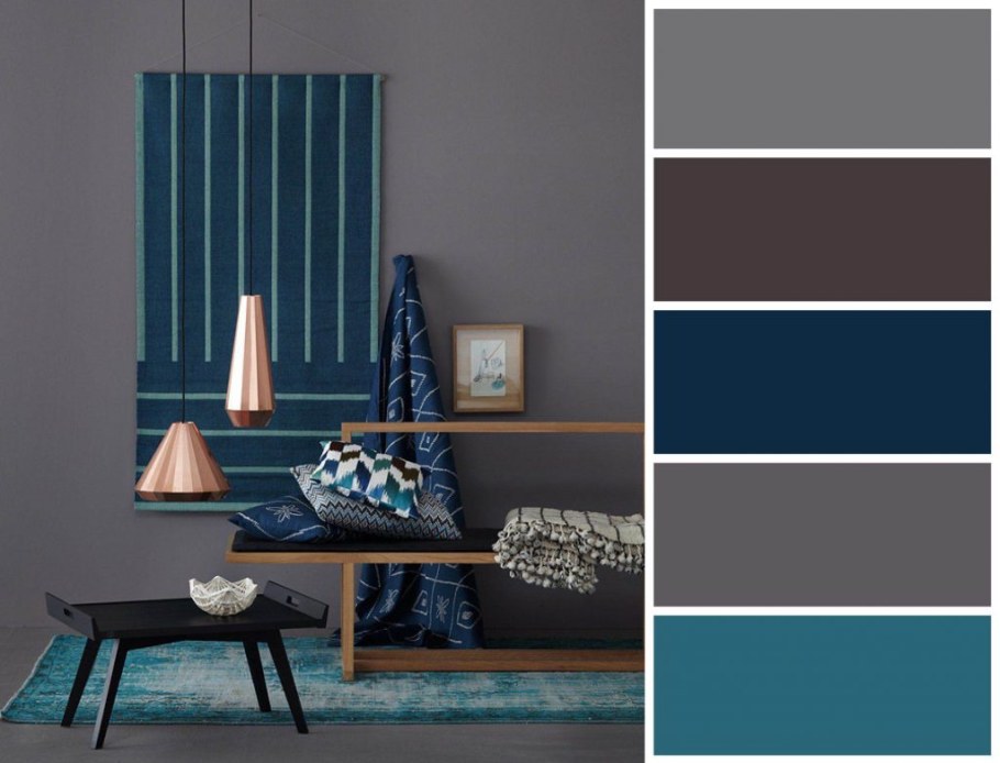 Серый палитра сочетание