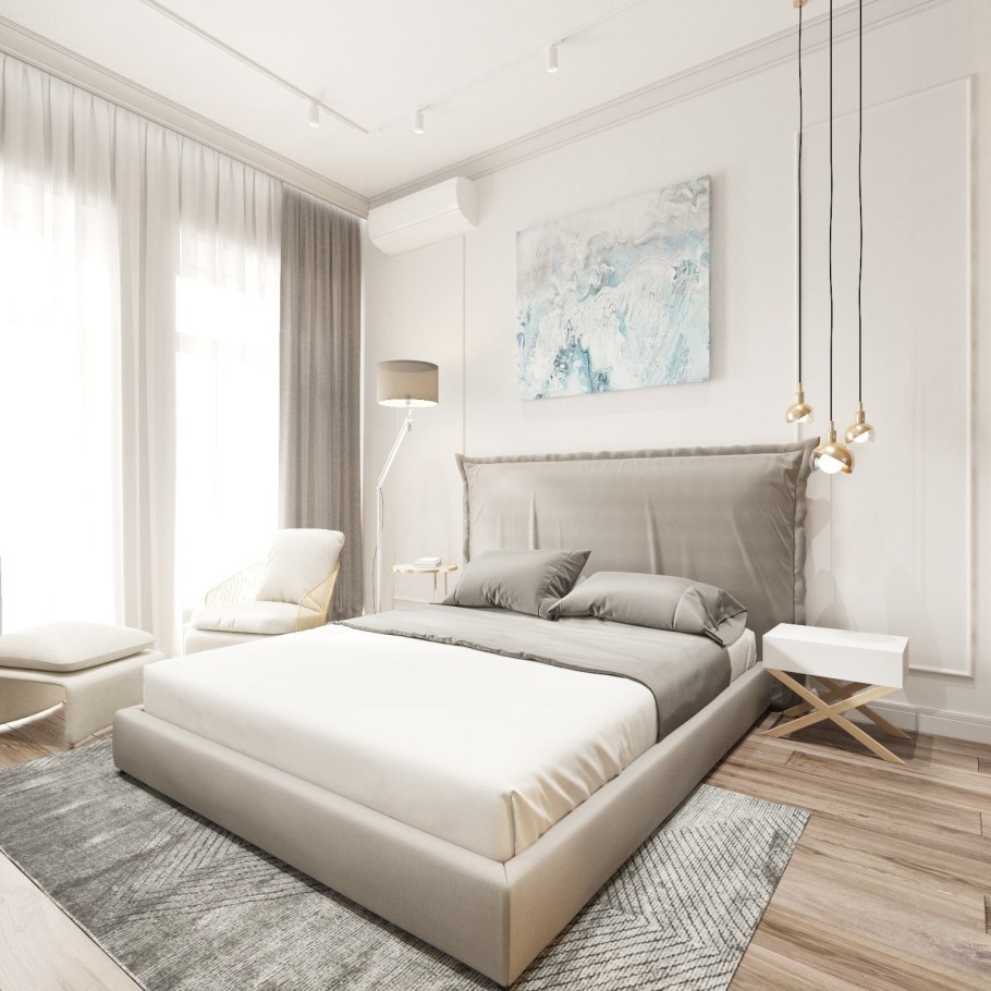 Спальня в Светлом стиле