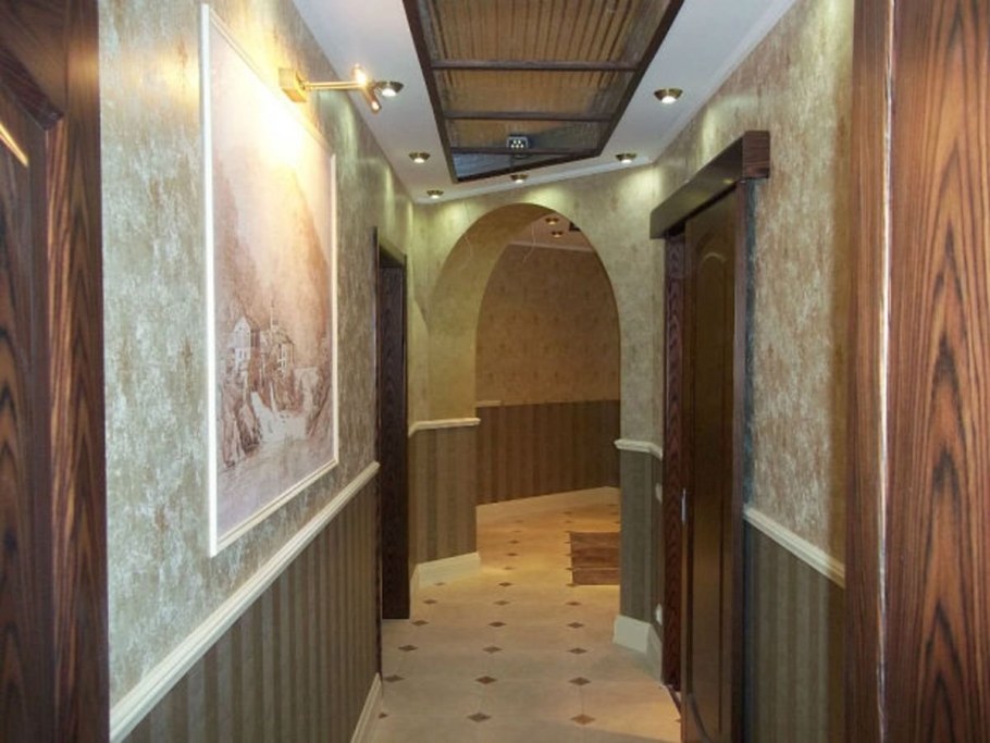 МДФ панели в коридоре