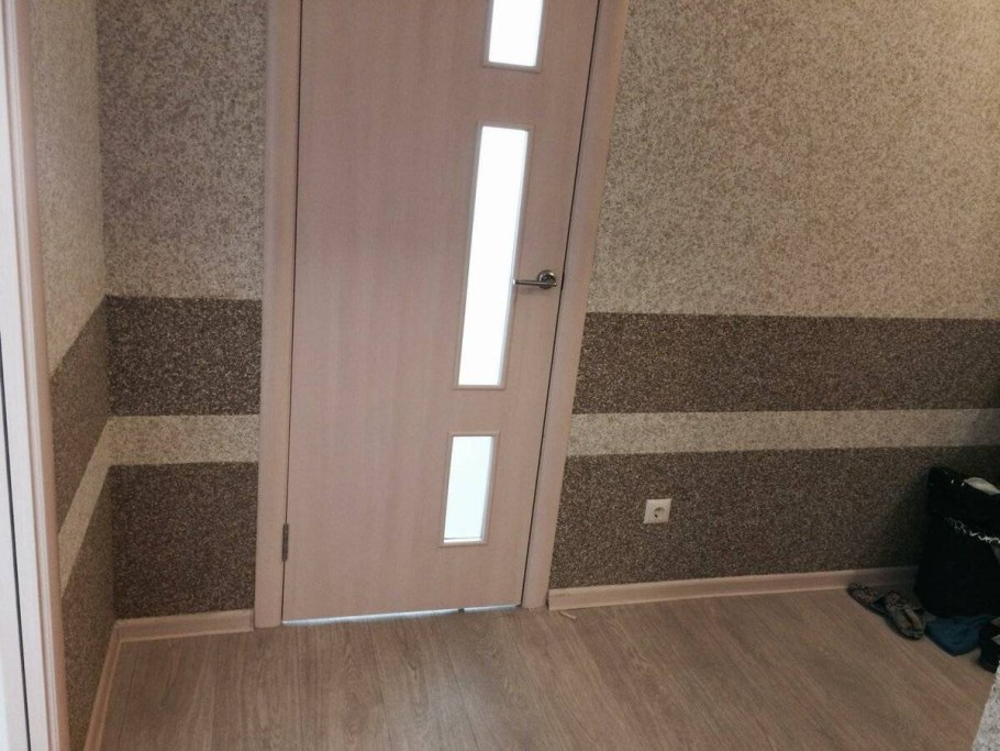 Отделка стен жидкими обоями